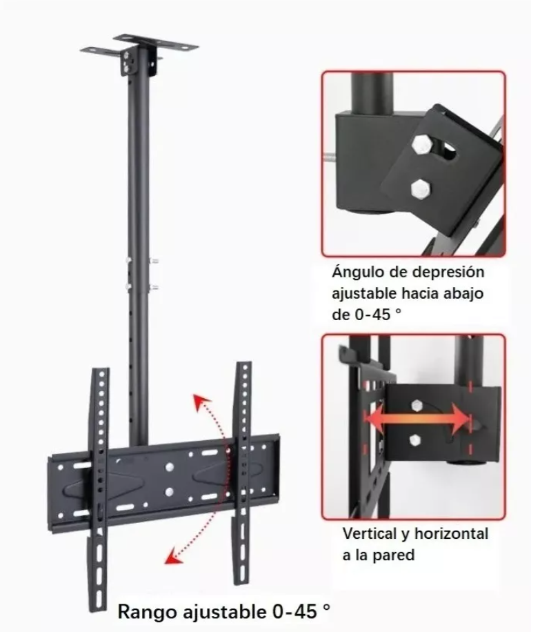 SOPORTE TV TECHO 26-60