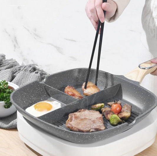 Non-Stick Sartén Anti adherente 3 en 1